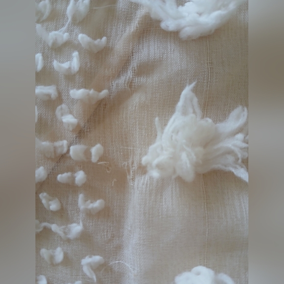 Women's BLUSH 3D Floral TEXTURED Tiered MIDI Easter DRESS Boho Sleeveless Size S - Picture 14 of 16